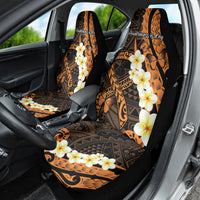 Liver Cancer Awareness Month Car Seat Cover Awareness Is Key Orange Polynesian Ribbon