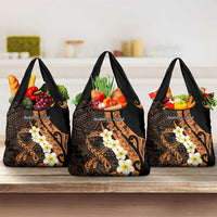 Liver Cancer Awareness Month Grocery Bag Awareness Is Key Orange Polynesian Ribbon LT14 3-pack One Size Orange - Polynesian Pride