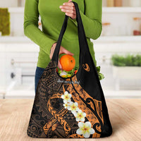 Liver Cancer Awareness Month Grocery Bag Awareness Is Key Orange Polynesian Ribbon LT14 - Polynesian Pride