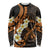 Liver Cancer Awareness Month Long Sleeve Shirt Awareness Is Key Orange Polynesian Ribbon