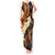 Liver Cancer Awareness Month Tank Maxi Dress Awareness Is Key Orange Polynesian Ribbon