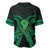 ADHD Awareness Month You Matter Baseball Jersey Green Polynesian Ribbon