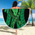 ADHD Awareness Month You Matter Beach Blanket Green Polynesian Ribbon