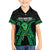 ADHD Awareness Month You Matter Family Matching Long Sleeve Bodycon Dress and Hawaiian Shirt Green Polynesian Ribbon