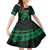 ADHD Awareness Month You Matter Family Matching Off Shoulder Short Dress and Hawaiian Shirt Green Polynesian Ribbon