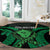 ADHD Awareness Month You Matter Round Carpet Green Polynesian Ribbon