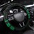 ADHD Awareness Month You Matter Steering Wheel Cover Green Polynesian Ribbon