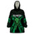 ADHD Awareness Month You Matter Wearable Blanket Hoodie Green Polynesian Ribbon