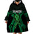 ADHD Awareness Month You Matter Wearable Blanket Hoodie Green Polynesian Ribbon