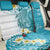 Turquoise Hawaii Shark Tattoo Back Car Seat Cover Frangipani With Polynesian Pastel Version