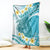 Turquoise Hawaii Shark Tattoo Blanket Frangipani With Polynesian Pastel Version