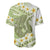 Green Hawaii Shark Tattoo Baseball Jersey Frangipani With Polynesian Pastel Version