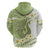 Green Hawaii Shark Tattoo Hoodie Frangipani With Polynesian Pastel Version