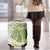 Green Hawaii Shark Tattoo Luggage Cover Frangipani With Polynesian Pastel Version