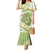 Green Hawaii Shark Tattoo Mermaid Dress Frangipani With Polynesian Pastel Version