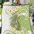 Green Hawaii Shark Tattoo Quilt Frangipani With Polynesian Pastel Version