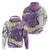 Purple Hawaii Shark Tattoo Hoodie Frangipani With Polynesian Pastel Version