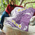 Purple Hawaii Shark Tattoo Quilt Frangipani With Polynesian Pastel Version