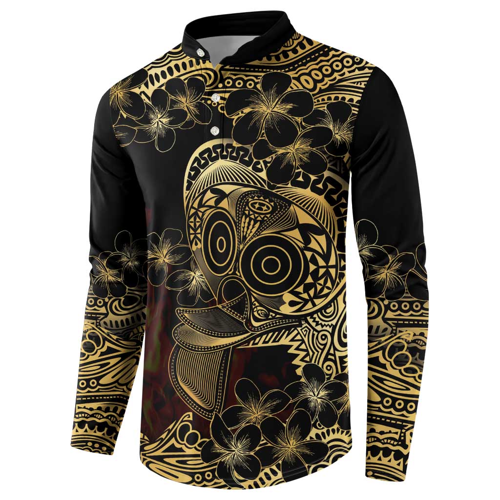 Frangipani Festival Rabaul Button Sweatshirt PNG Tribal Baining Mask Tattoo LT14 - Polynesian Pride