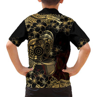 Frangipani Festival Rabaul Hawaiian Shirt PNG Tribal Baining Mask Tattoo - Polynesian Pride