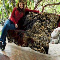 Frangipani Festival Rabaul Quilt PNG Tribal Baining Mask Tattoo - Polynesian Pride