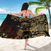 Frangipani Festival Rabaul Sarong PNG Tribal Baining Mask Tattoo - Polynesian Pride