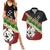 Frangipani Festival Rabaul East New Britain Couples Matching Summer Maxi Dress and Hawaiian Shirt Dukduk Dance With Plumeria - Polynesian Pride