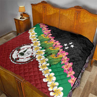 Frangipani Festival Rabaul East New Britain Quilt Dukduk Dance With Plumeria - Polynesian Pride