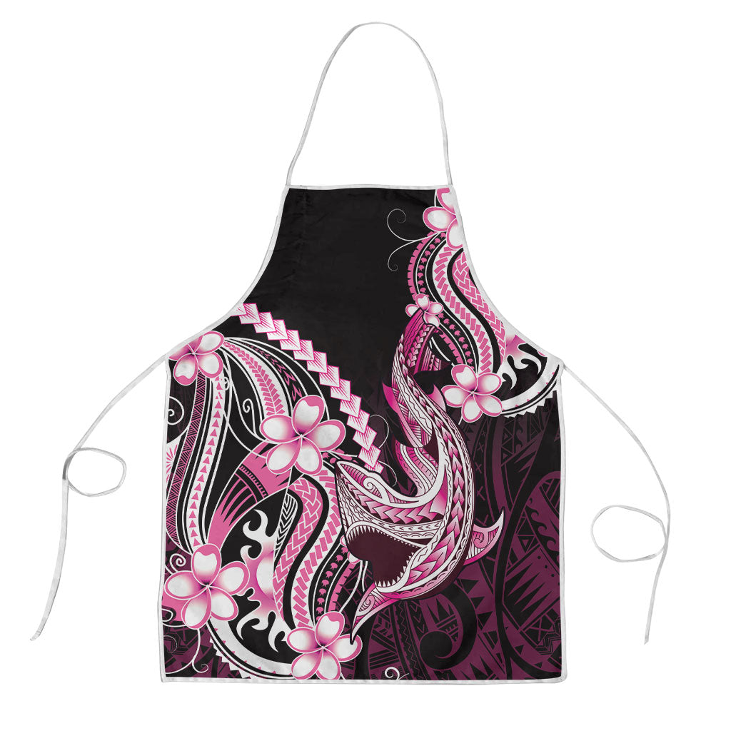Pink Black Aloha Hawaii Apron Polynesian Shark Tattoo Plumeria LT14 Pink - Polynesian Pride