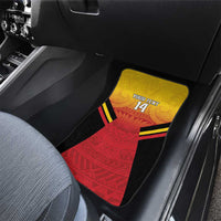 Papua New Guinea Rugby Custom Car Mats Go PNG Hunters Polynesian Pattern LT14 - Polynesian Pride