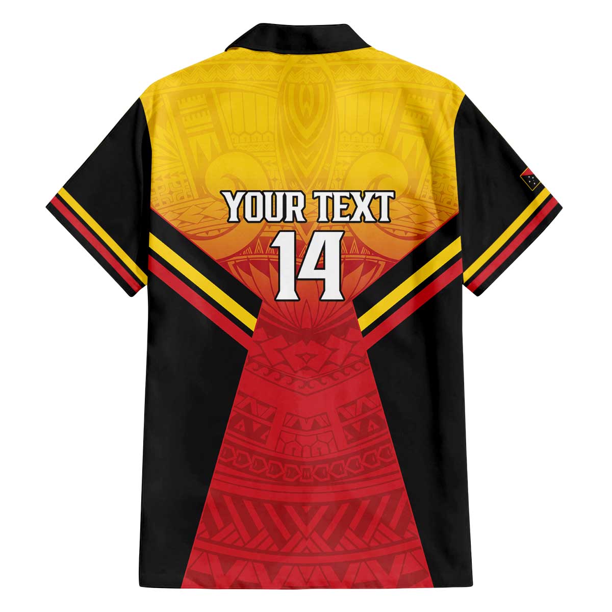 Papua New Guinea Rugby Custom Family Matching Off The Shoulder Long Sleeve Dress and Hawaiian Shirt Go PNG Hunters Polynesian Pattern - Polynesian Pride