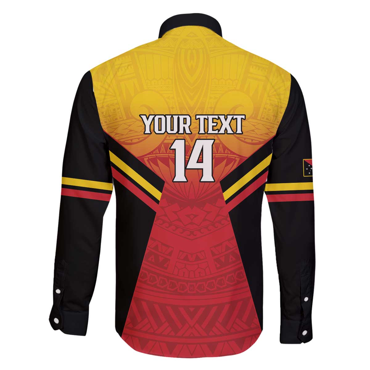 Papua New Guinea Rugby Custom Family Matching Off The Shoulder Long Sleeve Dress and Hawaiian Shirt Go PNG Hunters Polynesian Pattern - Polynesian Pride