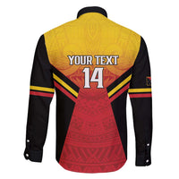 Papua New Guinea Rugby Custom Family Matching Summer Maxi Dress and Hawaiian Shirt Go PNG Hunters Polynesian Pattern - Polynesian Pride