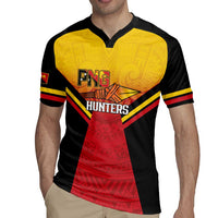 Papua New Guinea Rugby Custom Rugby Jersey Go PNG Hunters Polynesian Pattern LT14 - Polynesian Pride
