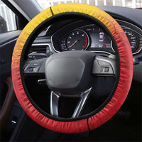 Papua New Guinea Rugby Steering Wheel Cover Go PNG Hunters Polynesian Pattern LT14 - Polynesian Pride
