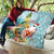 Aloha Hawaii Mele Kalikimaka Quilt Chilling Santa With Pineapple - Polynesian Pattern