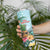 Aloha Hawaii Mele Kalikimaka Skinny Tumbler Chilling Santa With Pineapple - Polynesian Pattern