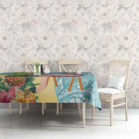 Aloha Hawaii Mele Kalikimaka Tablecloth Chilling Santa With Pineapple - Polynesian Pattern LT14 - Polynesian Pride