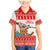 Mele Kalikimaka Hawaii Family Matching Mermaid Dress and Hawaiian Shirt Water-skiing Santa Tropical Vibes