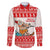 Mele Kalikimaka Hawaii Family Matching Puletasi and Hawaiian Shirt Water-skiing Santa Tropical Vibes