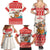 Mele Kalikimaka Hawaii Family Matching Summer Maxi Dress and Hawaiian Shirt Water-skiing Santa Tropical Vibes