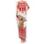 Mele Kalikimaka Hawaii Family Matching Tank Maxi Dress and Hawaiian Shirt Water-skiing Santa Tropical Vibes