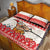 Mele Kalikimaka Hawaii Quilt Bed Set Water-skiing Santa Tropical Vibes