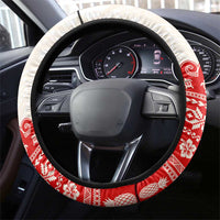 Mele Kalikimaka Hawaii Steering Wheel Cover Water-skiing Santa Tropical Vibes LT14 - Polynesian Pride
