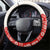 Mele Kalikimaka Hawaii Steering Wheel Cover Water-skiing Santa Tropical Vibes