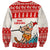 Mele Kalikimaka Hawaii Sweatshirt Water-skiing Santa Tropical Vibes