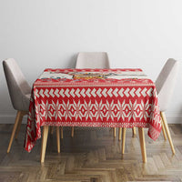 Mele Kalikimaka Hawaii Tablecloth Water-skiing Santa Tropical Vibes LT14 - Polynesian Pride
