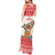 Mele Kalikimaka Hawaii Tank Maxi Dress Water-skiing Santa Tropical Vibes