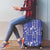 Blue Palaka Japanese Patterns Luggage Cover Koi Fish Asanoha Sakura Patchwork Stylized - Polynesian Pride