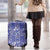 Blue Palaka Japanese Patterns Luggage Cover Koi Fish Asanoha Sakura Patchwork Stylized - Polynesian Pride